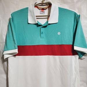 ELBOWGREASE NAUTICAL COLOR BLOCK POLO SHIRT MENS A